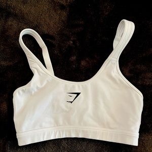 XS white Gymshark sports bra